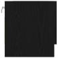 Preview: Kleiderschrank schwarz Eiche 100 x 32,5 x 35 cm Holzwerkstoff