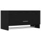 Preview: Kleiderschrank Schwarz Eiche 70x32,5x35 cm