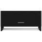 Preview: Kleiderschrank Schwarz Eiche 70x32,5x35 cm