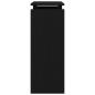 Preview: Konsolentisch Schwarz Eiche 80x30x80 cm aus Ingenieurholz