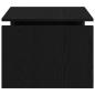 Preview: Couchtisch Schwarz Eiche 68x38x50 cm Ingenie Holz