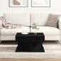 Preview: ARDEBO.de - Couchtisch Schwarz Eiche 57x57x30 cm aus Ingenieurholz