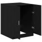 Preview: Waschmaschinen-Schrank Schwarze Eiche 70,5x71,5x91,5 cm Holzwerkstoff