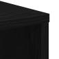 Preview: Rollschrank Schwarz Eiche 60x35x75 cm Material