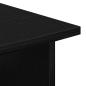 Preview: Rollschrank Schwarz Eiche 60x45x55 cm Holzwerkstoff