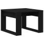 Preview: Beistelltisch Schwarze Eiche 50x50x35 cm aus Ingenieurholz