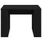 Preview: Beistelltisch Schwarze Eiche 50x50x35 cm aus Ingenieurholz
