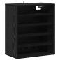Preview: Schuhschrank Schwarze Eiche 60x35x70 cm Holzwerkstoff