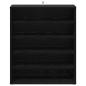 Preview: Schuhschrank Schwarze Eiche 60x35x70 cm Holzwerkstoff