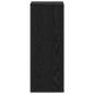 Preview: Schuhschrank in Schwarz mit Eiche 60x35x92 cm aus Holzwerkstoff