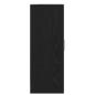 Preview: Schuhschrank Schwarz Eiche 32x35x92 cm Holzwerkstoff