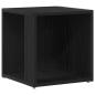 Preview: Beistelltisch Schwarzes Eichenholz 33x33x34,5 cm Ingenieure Holz