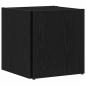Preview: Beistelltisch Schwarzes Eichenholz 33x33x34,5 cm Ingenieure Holz