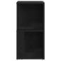 Preview: Eckenregal Schwarze Eiche 33x33x67 cm Holzwerkstoff