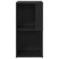 Preview: Eckenregal Schwarze Eiche 33x33x67 cm Holzwerkstoff