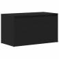 Preview: Bank Schwarz Eiche 80x40x45 cm aus Spanplatte