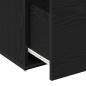 Preview: Bank Schwarz Eiche 80x40x45 cm aus Spanplatte