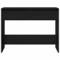 Preview: Schwarzer Eichen Konsolentisch - 100x35x76.5 cm - Holzwerkstoff