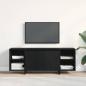 Preview: ARDEBO.de - TV Stand - Schwarz Eiche - 120x30x40.5 cm - Aus Spanplatten