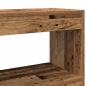 Preview: Bücherregal/Raumteiler aus altem Holz, 100x30x72 cm, aus hochwertigem Holz gefertigt
