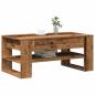 Preview: Couchtisch aus altem Holz 102x55x45 cm, technisches Holz