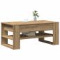 Preview: Couchtisch Artisan Eiche 102x55x45 cm aus Ingenieurholz