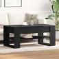Preview: ARDEBO.de - Couchtisch Schwarz Eiche 102x55x45 cm Holzwerkstoff