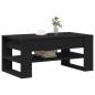 Preview: Couchtisch Schwarz Eiche 102x55x45 cm Holzwerkstoff