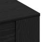Preview: Couchtisch Schwarz Eiche 102x55x45 cm Holzwerkstoff
