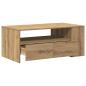 Preview: Couchtisch - Artisan-Eiche - 102x55x43,5 cm - Hergestellt aus Holzwerkstoff