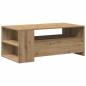 Preview: Couchtisch - Artisan-Eiche - 102x55x43,5 cm - Hergestellt aus Holzwerkstoff