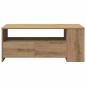 Preview: Couchtisch - Artisan-Eiche - 102x55x43,5 cm - Hergestellt aus Holzwerkstoff