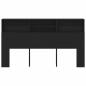 Preview: Kopfteilschrank Schwarze Eiche 180x19x103,5 cm
