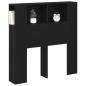 Preview: Kopfteilschrank Schwarze Eiche 100x19x104,5 cm Aus Holzwerkstoff