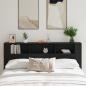 Preview: ARDEBO.de - Kopfteilschrank Schwarze Eiche 200x18,5x104,5 cm