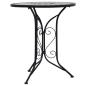 Preview: Mosaik-Bistrotisch Grau 60 cm Keramik