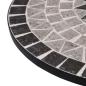 Preview: Mosaik-Bistrotisch Grau 60 cm Keramik