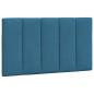 Preview: Bett mit Matratze Blau 80x200 cm Samt