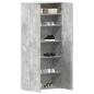 Preview: Schuhschrank Betongrau Holzwerkstoff Schuhschrank Rechteckig