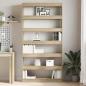 Preview: Bücherregal Sonoma Eiche Holzwerkstoff 100 x 30 x 198 cm Regale