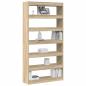 Preview: Bücherregal Sonoma Eiche Holzwerkstoff 100 x 30 x 198 cm Regale