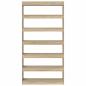 Preview: Bücherregal Sonoma Eiche Holzwerkstoff 100 x 30 x 198 cm Regale