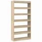 Preview: Bücherregal Sonoma Eiche Holzwerkstoff 100 x 30 x 198 cm Regale