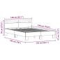 Preview: Bettgestell Artisan Eiche Massivholz Eiche 135 x 190 cm Langlebig