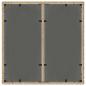Preview: Set von 2 Beige Poly-Rattan 90 x 90 x 75 cm