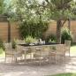 Preview: Garten Essgruppe 7 pcs Beige Poly-Rattan