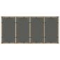 Preview: Garten Essgruppe 9 pcs Beige Poly-Rattan