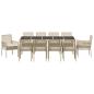 Preview: Set aus 6 Beige und Schwarz