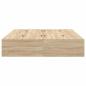Preview: Bettgestell Sonoma Eiche Holzwerkstoff Doppel Langlebig