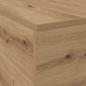 Preview: Bettgestell Artisan Eiche Furnierter Holzwerkstoff Doppel